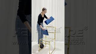Black chair turns into blue chair  #weddingfurniture #weddingchair
