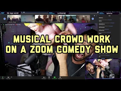 Comedian does Musical Crowd work during Zoom Comedy Show | Stand Up during Corona Virus | Morgan Jay