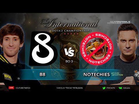 PUDGE в КВАЛАХ НА TI10🔴B8 vs NoTechies | The International 10: Eastern Europe Qualifier [RU]