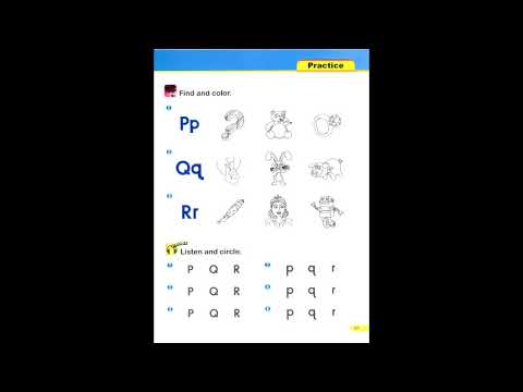 page  47  smart  phonics 1 unit6  p  q   r #SmartPhonics1