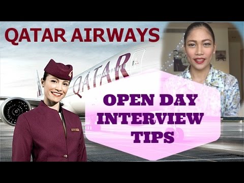 カタール航空客室乗務員オープンデーの面接のコツ（前編 (Qatar Airways Cabin Crew Open Day Interview Tips (part 1))