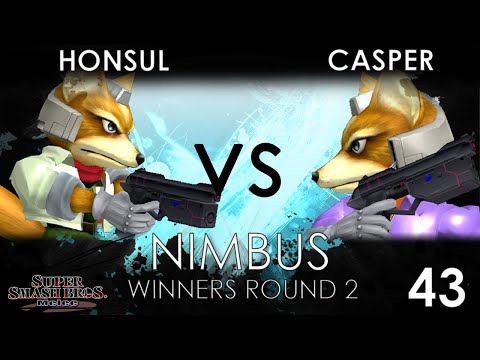 Nimbus #43 - Honsul (Fox) VS Casper (Fox) - SSBM Winners Round 2