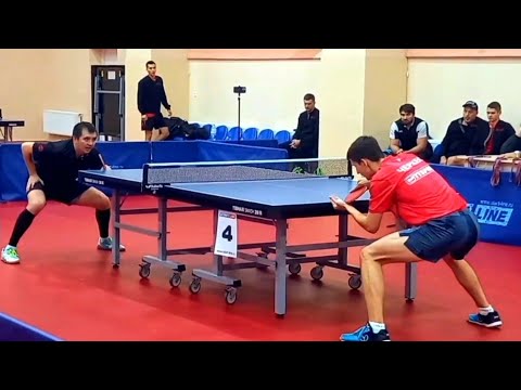 Table Tennis Intense Match Cherkes vs Baybuldin