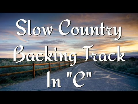 Slow Country Backing Track - in the key of C