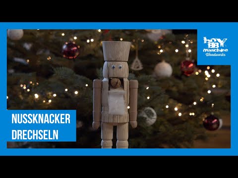 Nussknacker drechseln/ Weihnachtsdeko aus Holz