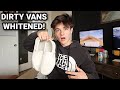 How to clean your WHITE VANS! DIY TIK TOK HACK!