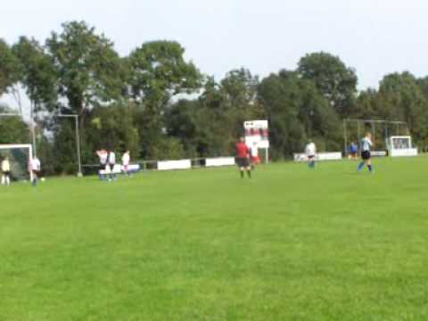 19-09-2009 Kamerik 2 - Koudekerk 2 doelpunt Arjen Linstra