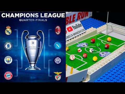 Champions League - Quarter Finals Simulation with Marbles !! Who wins ?