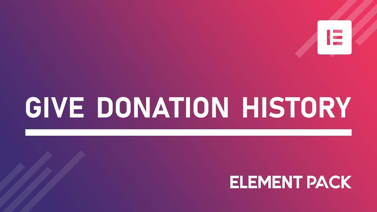 Give Donation History Video Thumbnail