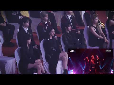 aespa 'stray kids’ enhypen idols reaction to itzy at aaa 2021- Mafia in the morning