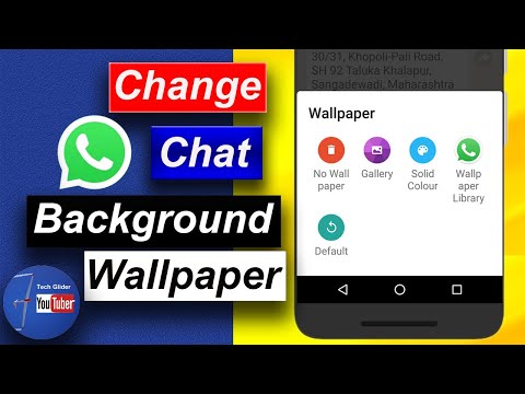 Whatsapp chat background wallpaper : How to change and personalize WhatsApp mobile phone android app
