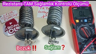 Rezistans Kaçak Sağlamlık Kontrolü %100 