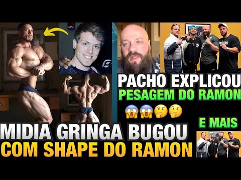 RAMON BUGOU MÍDIA GRINGA COM NOVO SHAPE + PACHO EXPLICOU O PROBLEMA DA PESAGEM