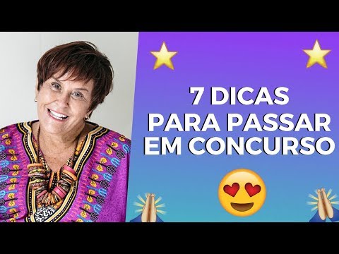 7 dicas para passar em Concurso por Márcia Fernandes