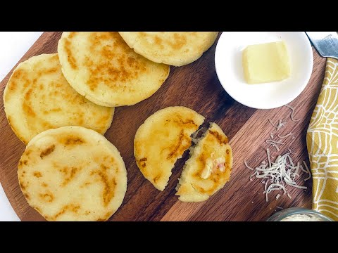 Cheese-Stuffed Arepas Recipe
