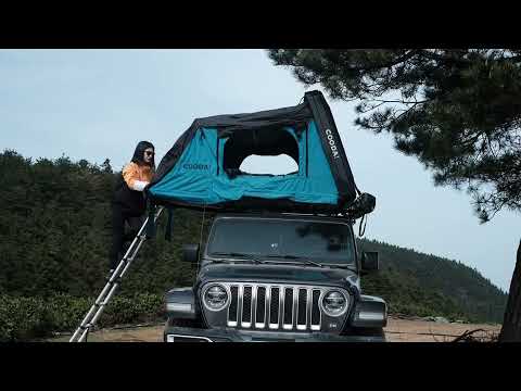 cooda! ABS hard shell car rooftop tent, for 3-4person family!