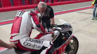 Johnny Cecotto 750cc  Yamaha in IMOLA ja er kann nicht nur AUTOFAHREN sondern auch MOTORRAD GEIL!