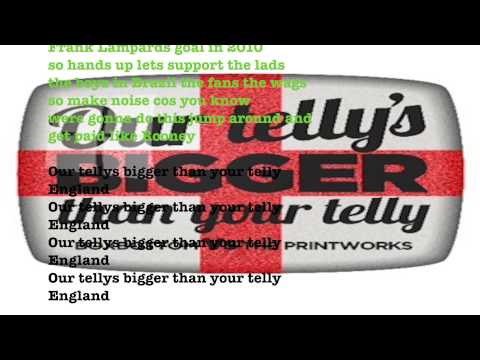 LYRIC VIDEO BOXBOTTOM V THE PRINTWORKS 'Our Telly's Bigger Than Your Telly'