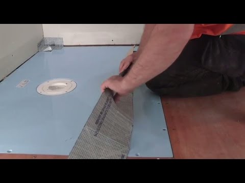 How to install a wetroom on a timber floor - AKW TuffForm & FormSafe