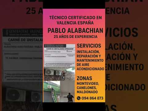 Instalador Aire Acondicionado Guazuvira 094864873 instalación -venta-Service