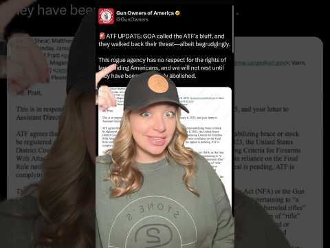 UPDATE: ATF Finally Responded… But They Did NOT Like It #shortsvideo #2ndamendment #shorts Thumbnail