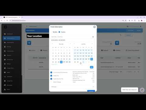 Custom Subscriptions Demo