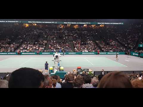 Medvedev vs Gaston - First set - 4-4 Game Hugo