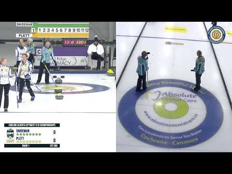 2023 Curling Alberta Optimist U18 Girls Championship - Plett vs Snideman