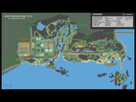 Lighthouse Map guide (extracts and spawns)