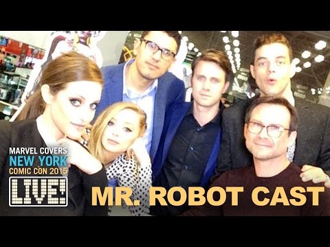 The Cast & Crew of "Mr. Robot" come to Marvel LIVE!