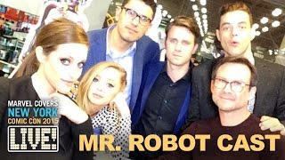 The Cast & Crew of “Mr. Robot” come to Marvel LIVE!