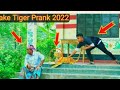 Fake Tiger Prank With Grandpa Fake Tiger Vs Public Reaction Prank Video By Ding Dong Prank