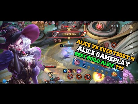 ALICE VS EVERYBODY!!! | ALICE GAMEPLAY || BEST BUILD TOP 1 GLOBAL ALICE!!!
