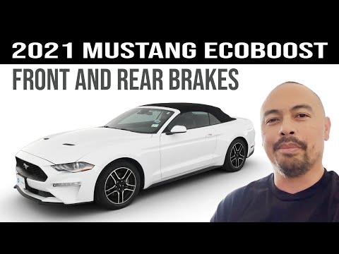 How to change front & rear brakes on a 2021 Mustang EcoBoost. [E174]