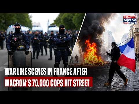 France Weekend Protests: War Like Scenes As Macron’s 70000 Police Hit Streets Amid Fresh Clash Fears
