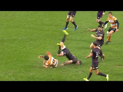 Janse van Rensburg binned for sliding out McFadden. [Leinster vs Cheetahs '20]