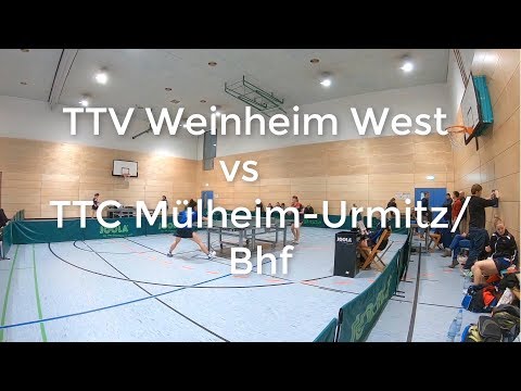 Regionalliga Damen Südwest: TTV Weinheim-West vs TTC Mülheim-Urmitz/Bhf [ 2018/2019 ]