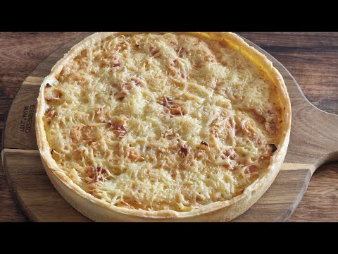 Recette : Tarte à l’Oignon Lardons