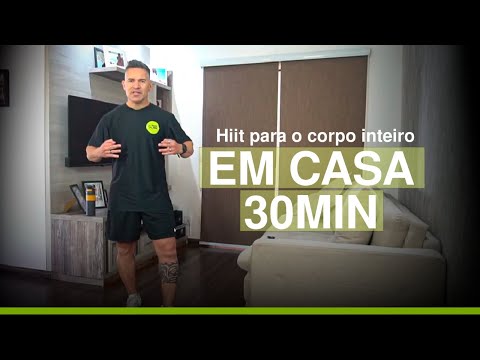30 Minutos de alta intensidade | Hiit em casa sem equipamentos | Aula Com Marcelinho Ramos