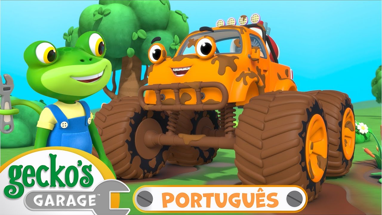 A Grande Corrida| Garagem de Gecko | Carros infantis | Vídeos educativos