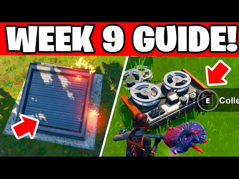 ALL WEEK 9 CHALLENGES FORTNITE SEASON 5 ( WEEK 9 CHALLENGES / EPIC QUESTS )