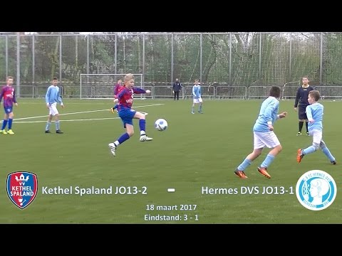 Doelpunten Kethel Spaland JO13-2 -  Hermes DVS JO13-1