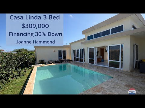 FINANCING! Casa Linda Villa $309,000 30% Down 3 bed 3.5 bath #sosua #realestate #casalinda
