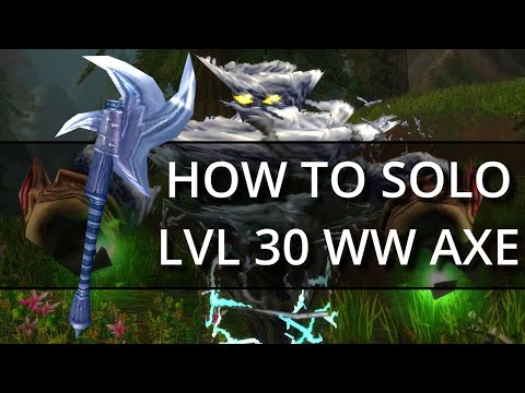 How To Solo Whirlwind Axe at Level 30 Warrior "The Summoning" Quest | Hardcore Classic WoW Guide