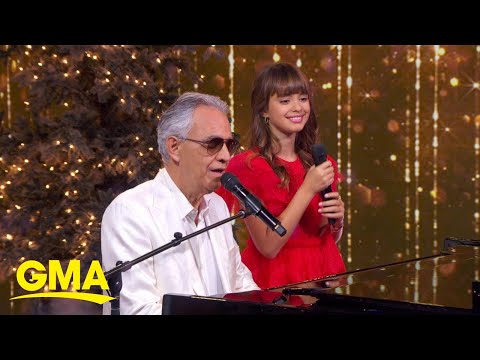 Virginia and Andrea Bocelli perform 'Let It Snow'