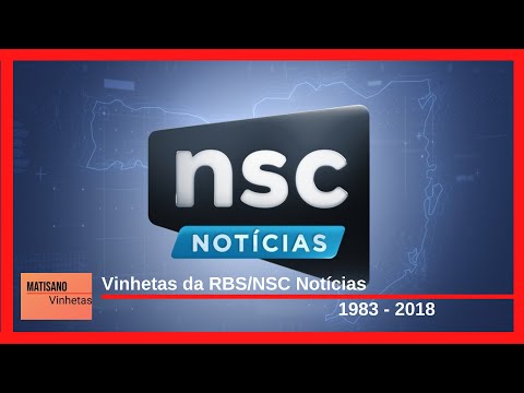 Vinhetas da RBS/NSC Notícias 1983 - 2018