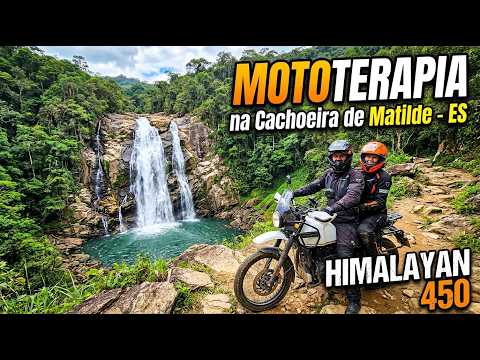 Mototerapia na Cachoeira de Matilde - Alfredo Chaves, na região serrana do Espírito Santo.