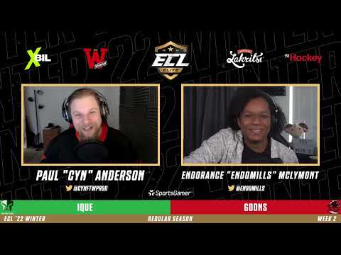 ECL '22 Winter - Elite Week 2: IQUE vs. GOONS