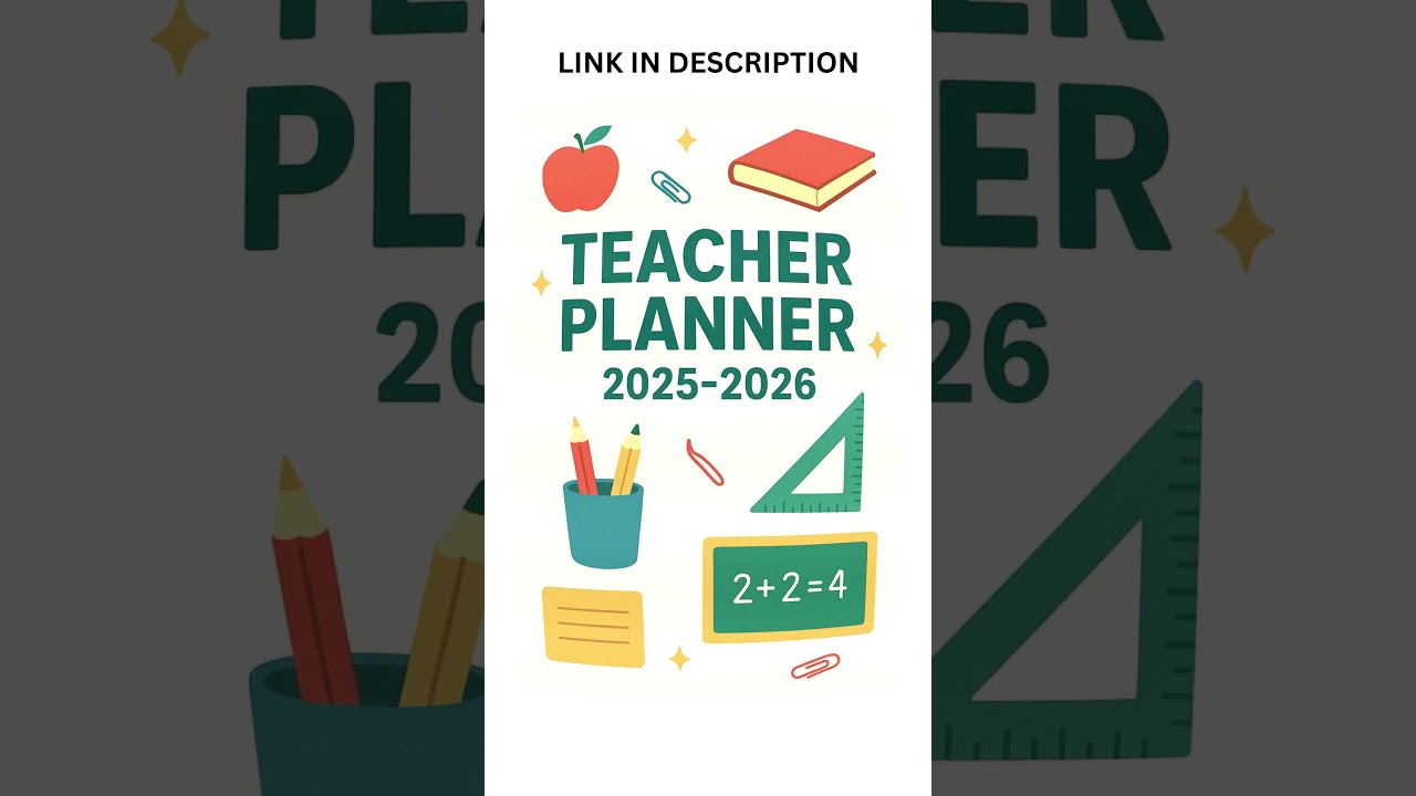 Teacher Planner 2025-2026 | The Ultimate All-in-One Organizer for Educators
