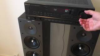 JAMO S 506 Speakers Sherwood 5030 Amplifier